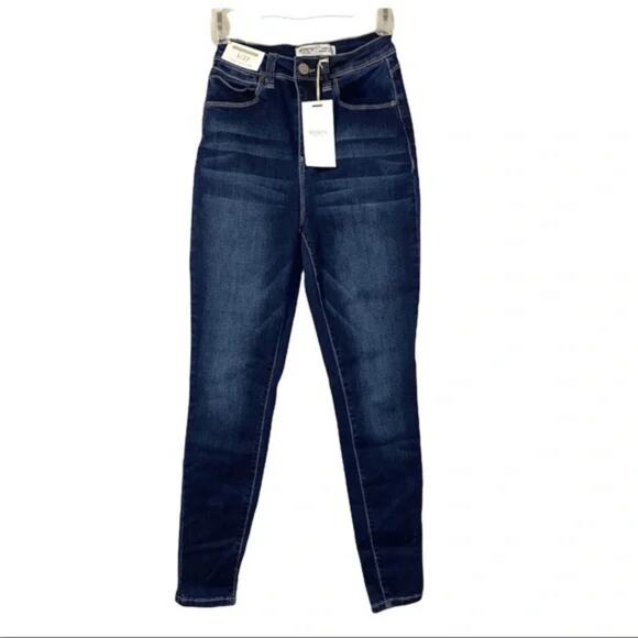 Rue 21 NWT Super High Waisted Skinny Jeans 5 27 - Picture 1 of 5